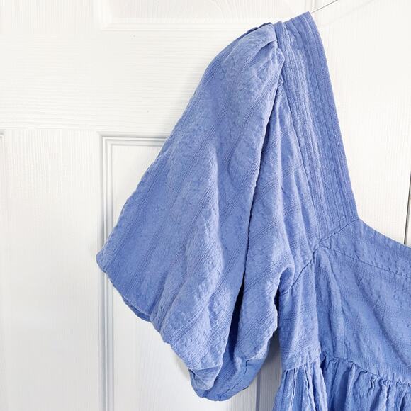 Free People Gigi Blouson Sleeve Textured Tunic Top - Picture 3 of 11